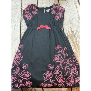 Hartstrings Black And Pink Dress
